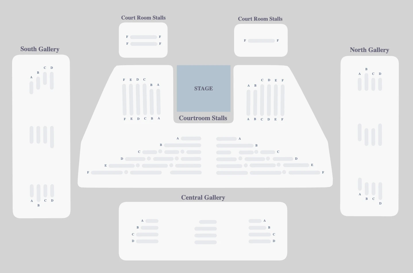 London County Hall seating plan