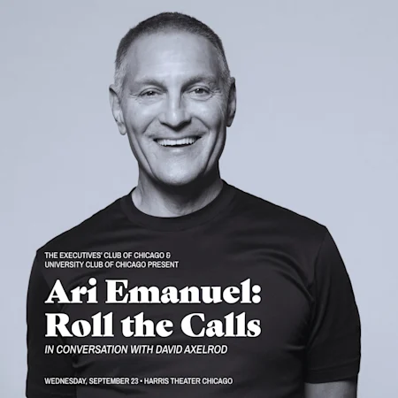 Ari Emanuel in conversation with David Axelrod - Book tour