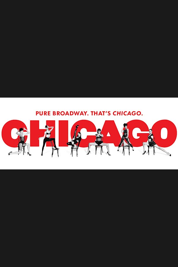 Chicago Broadway revival poster - now playing at Ambassador Theatre