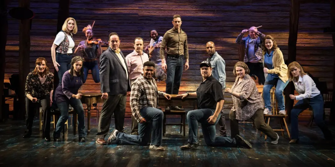 Photo credit: West End cast of Come From Away (Photo by Craig Sugden)