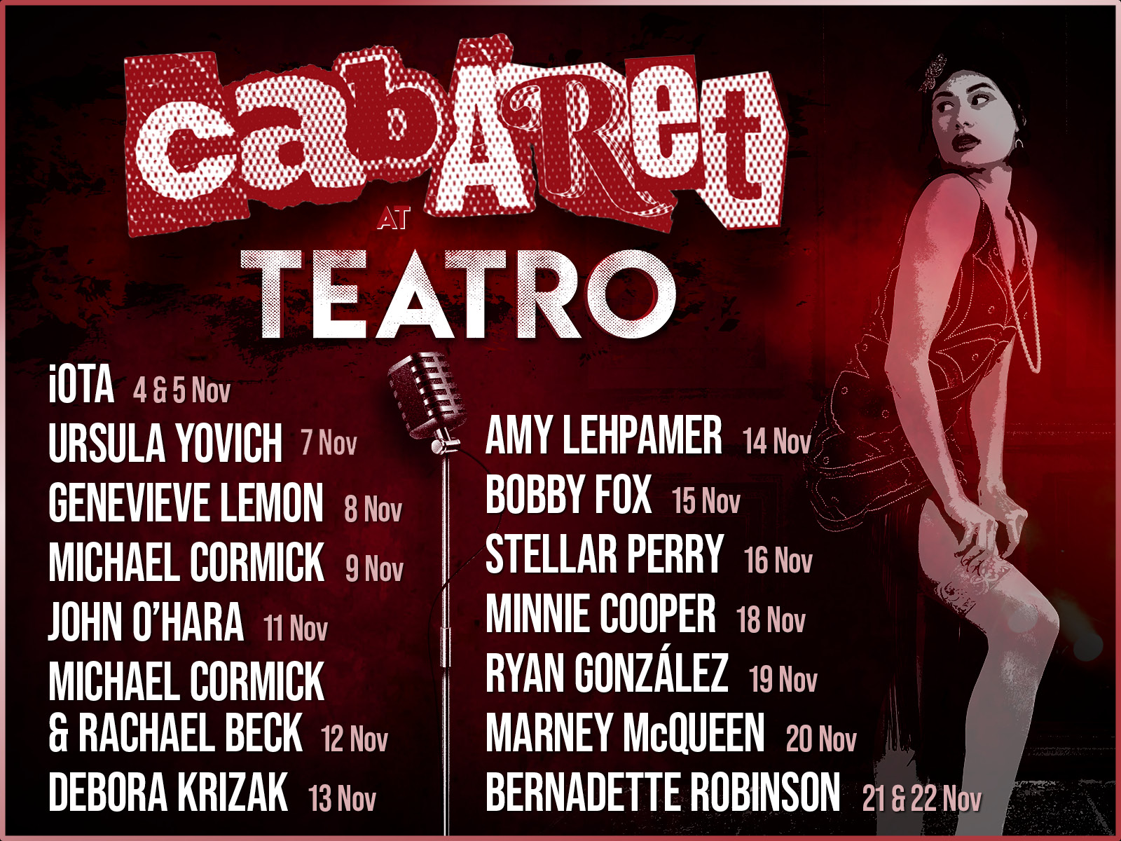 Cabaret at TEATRO: What to expect - 2