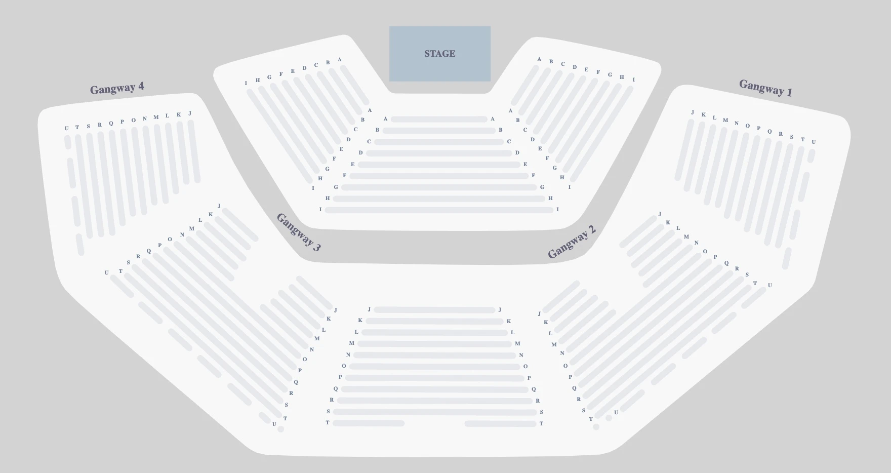 Regent's Park Open Air Theatre seating plan