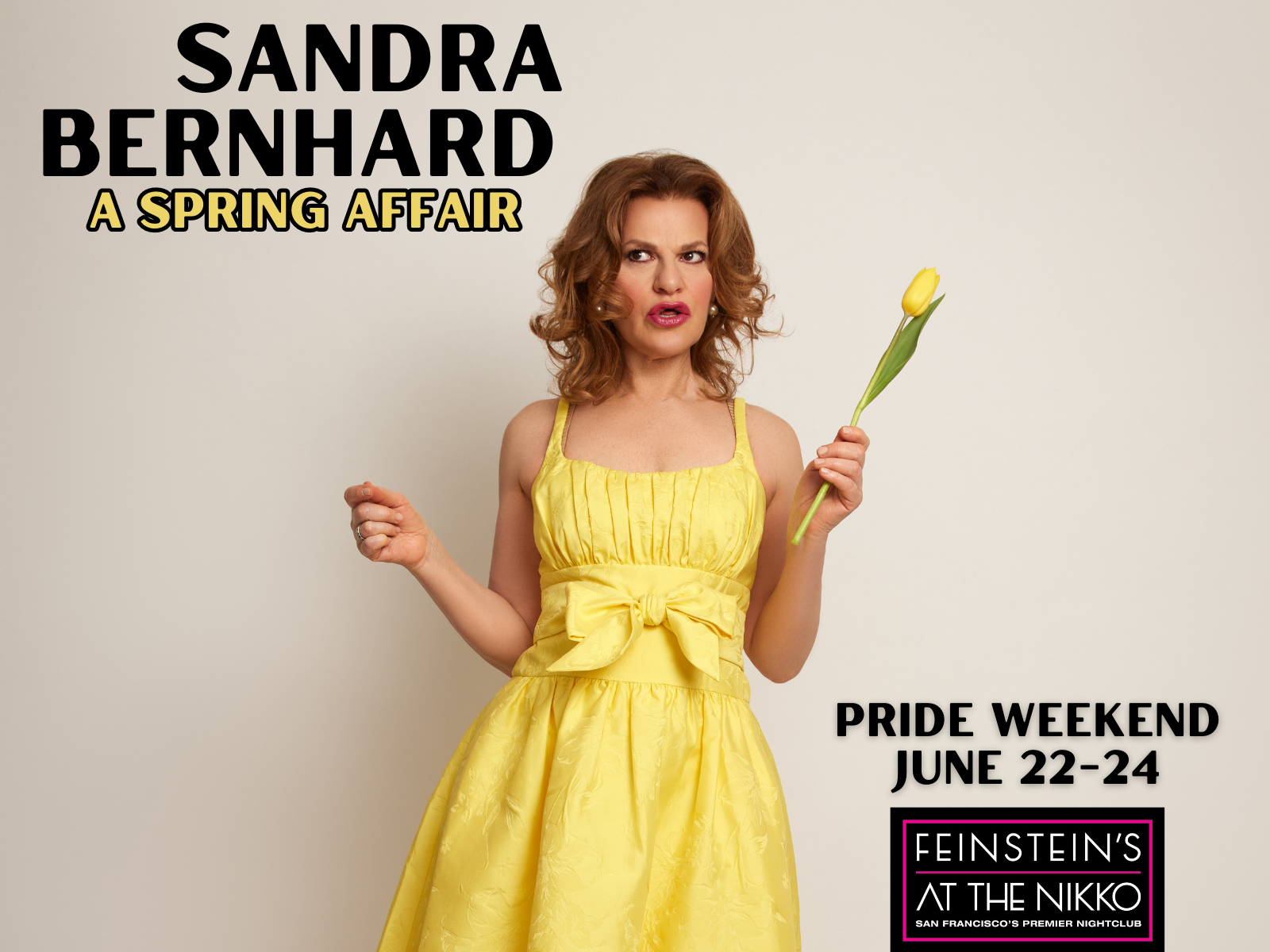 Sandra Bernhard: A Spring Affair tickets | San Francisco | TodayTix