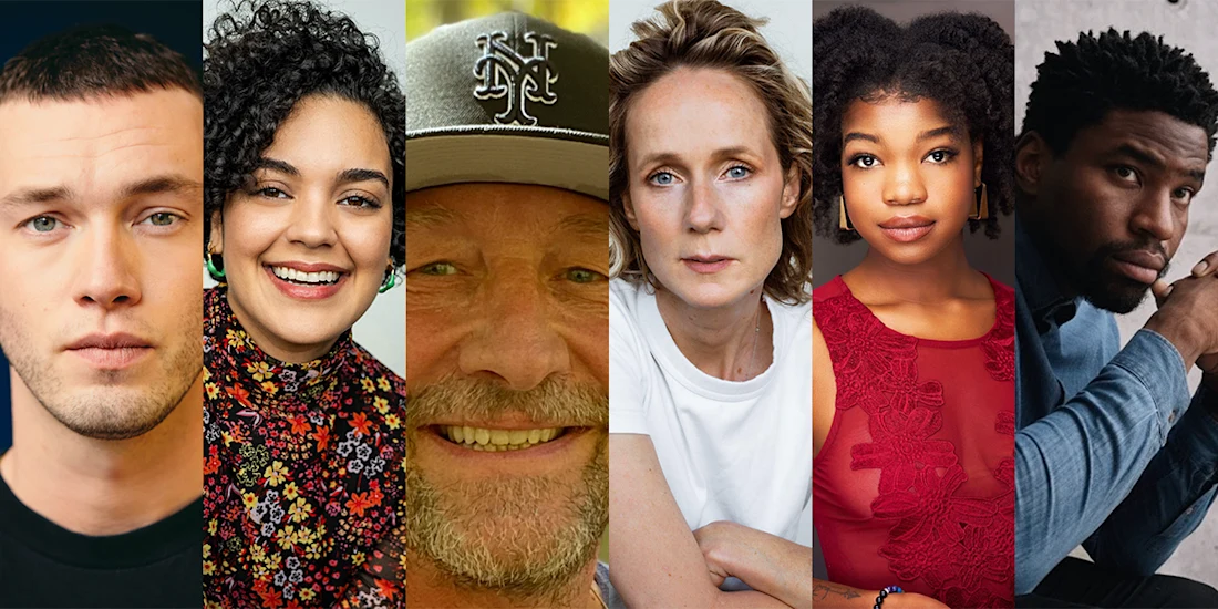 A group of six people, of varying ages and ethnic backgrounds, are shown in individual portrait photos arranged side by side.