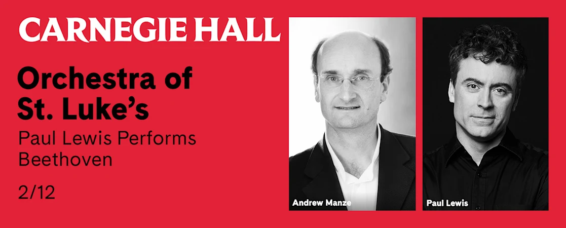 Orchestra of St. Luke’s Paul Lewis Performs Beethoven