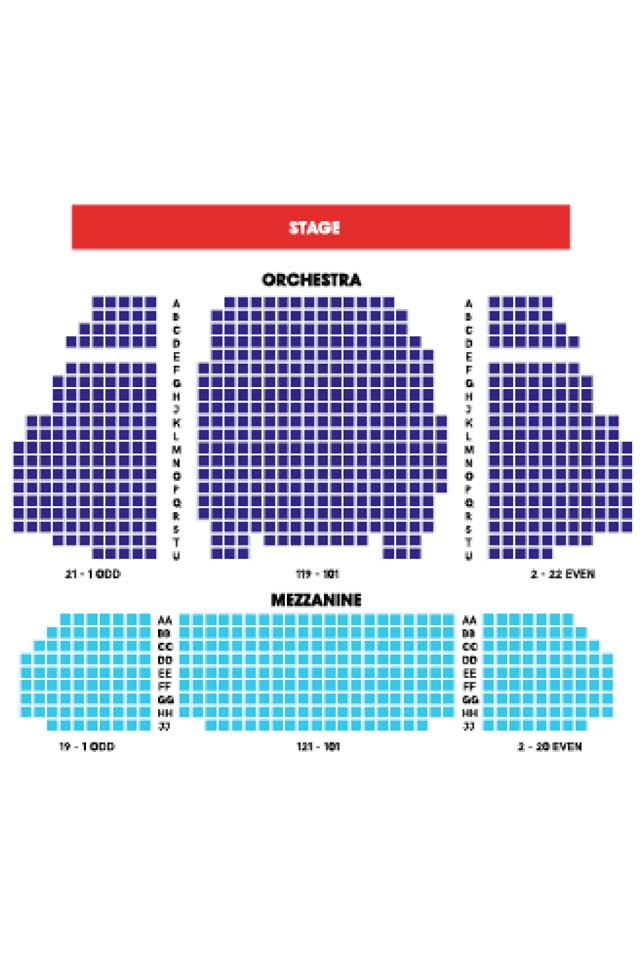 Stephen Sondheim Theatre New York Seating Chart