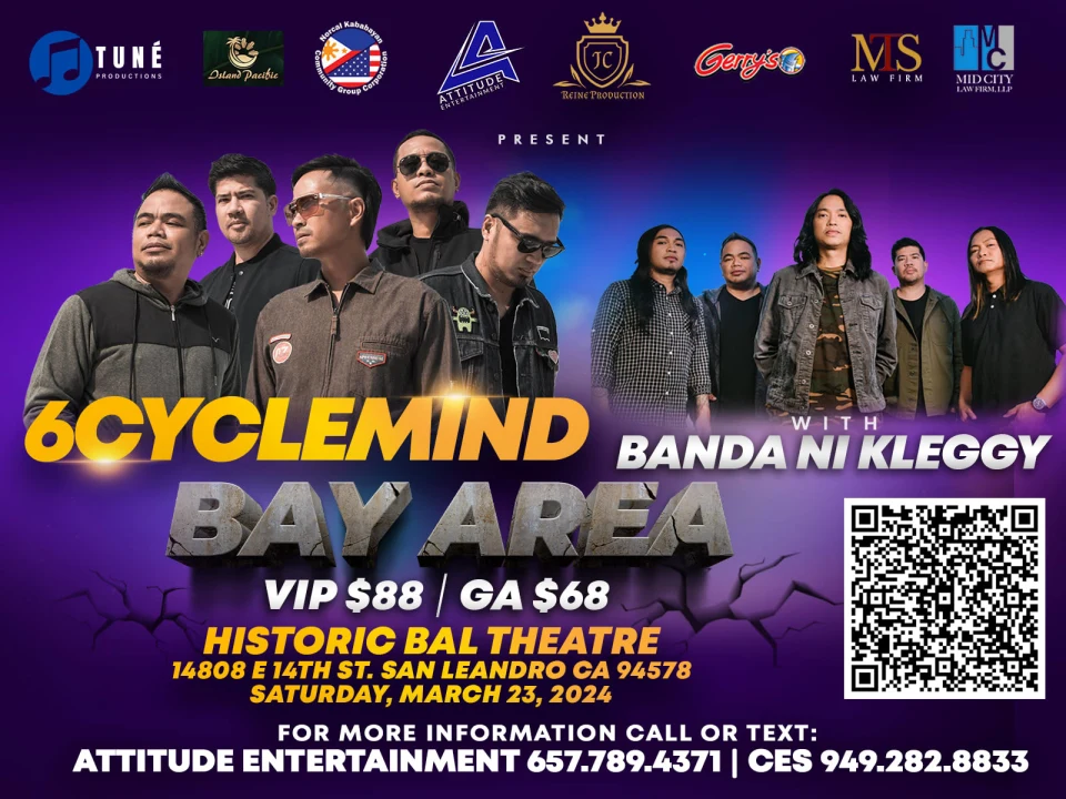 6CYCLEMIND with Banda ni Kleggy US Tour 2024: What to expect - 1