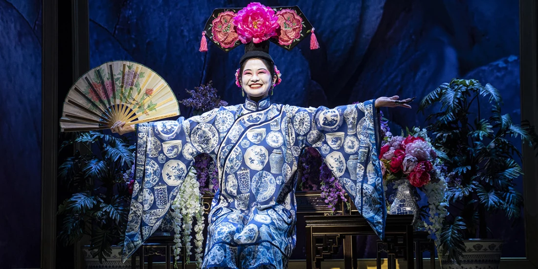 Photo credit: Shannon Tyo in Ma-Yi Theater Company’s production of The Chinese Lady. (Photo by Joan Marcus)