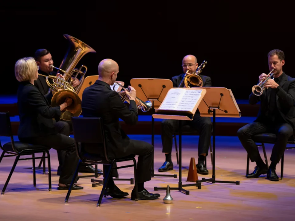 Production shot of Chamber Music from Armenia to Denmark in Los Angeles.