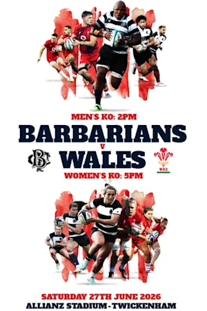Barbarians v Wales Double Header