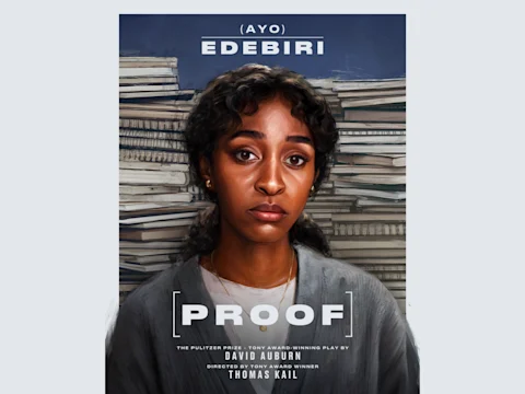 Photo of  Ayo Edeberi as Catherine in Proof on Broadway.