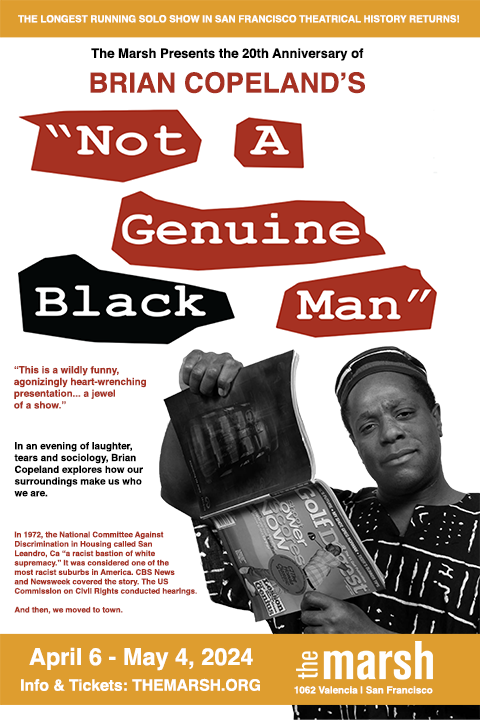 Brian Copeland's Not A Genuine Black Man show poster