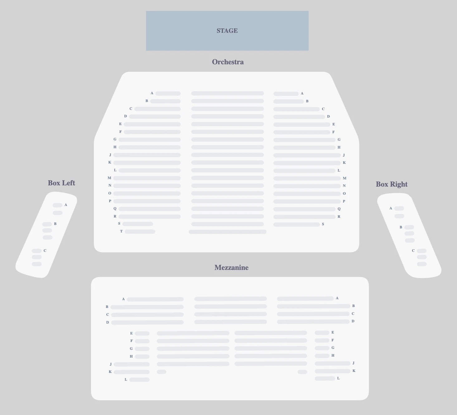Eugene O’Neill Theatre seating plan
