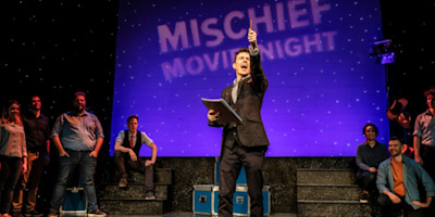 Photo credit: Cast of Mischief Movie Night (Photo by Pamela Raith Photography)