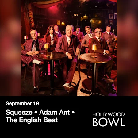 Squeeze • Adam Ant • The English Beat