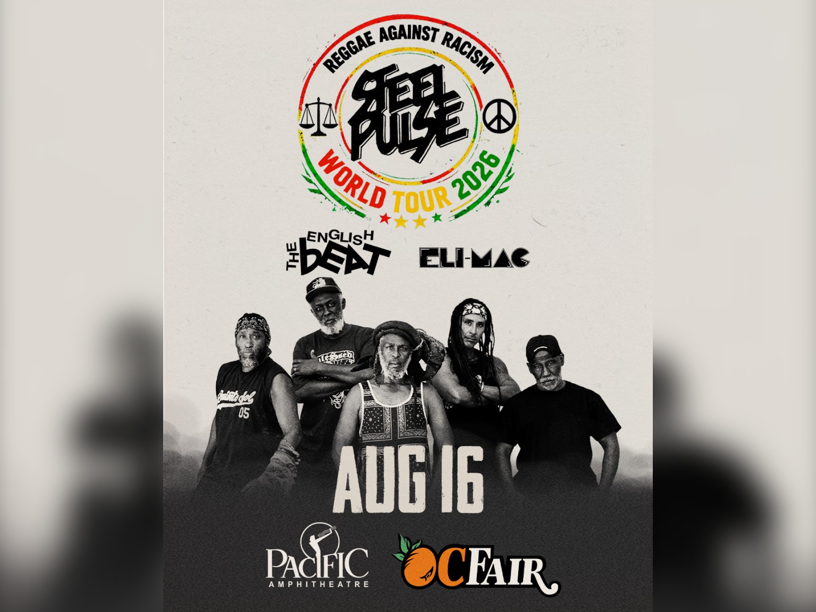 Steel Pulse with special guest Eli-Mac tickets | Costa Mesa | TodayTix