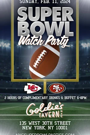 Goldie's Tavern Super Bowl Watch Party