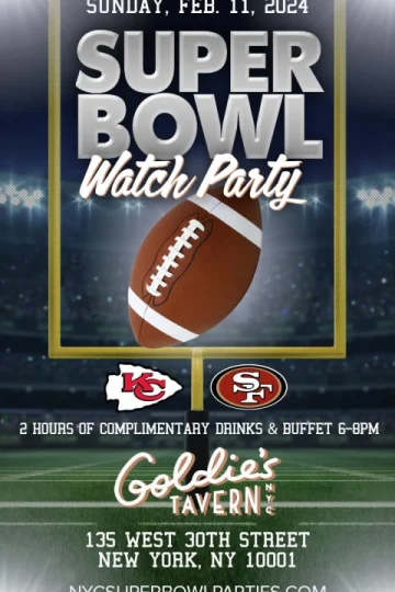 Goldie's Tavern Super Bowl Watch Party Tickets