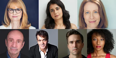 A collage of seven adults, three men and four women, each posing for individual headshots against neutral backgrounds.