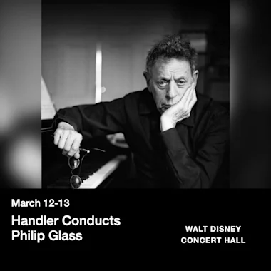 Handler Conducts Philip Glass