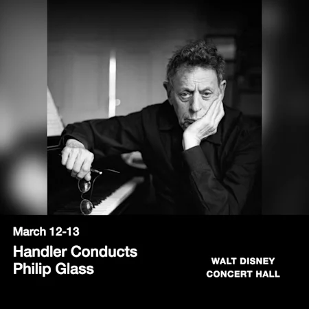 Handler Conducts Philip Glass