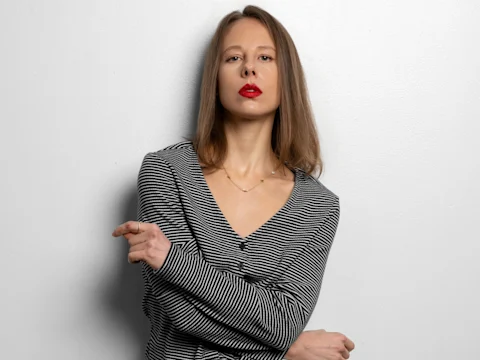 Photo of Christina Toth as Soochie in The Pushover by John Patrick Shanley.