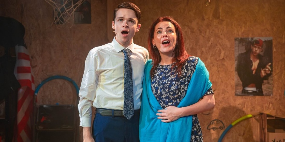 Photo credit: Rachel Tucker and Lewis Cornay in John and Jen (Photo by Danny Kaan)