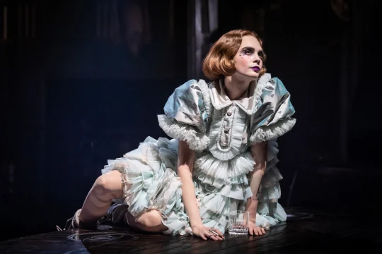 Production image of Cabaret in London featuring Cara Delievigne as Sally Bowles