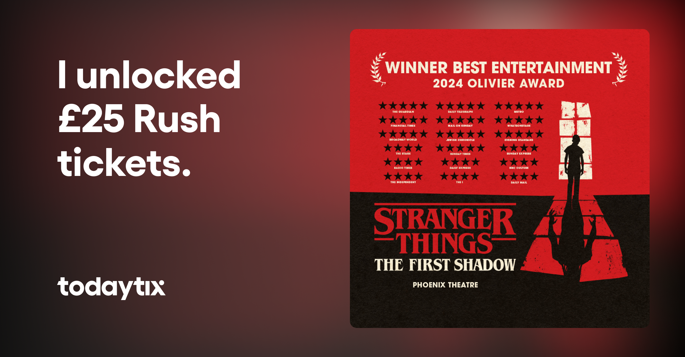 Rush Rewards Cbj Student Rush Stranger Things: The First Shadow