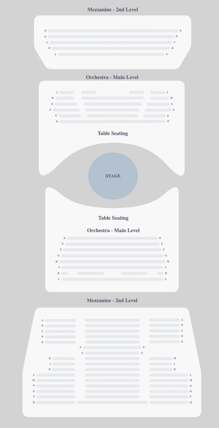 August Wilson Theatre seating plan