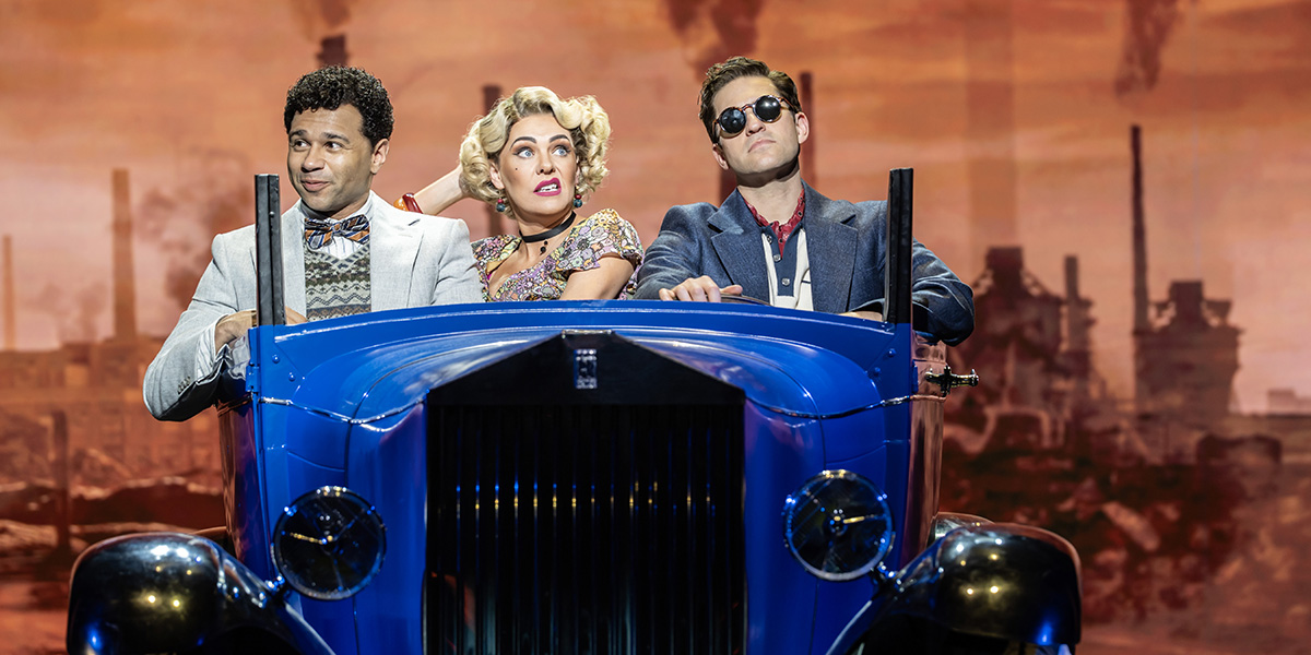 Corbin Bleu, Rachel Tucker & Jon Robyns 1200 LT in The Great Gatsby West End (c) Johan Persson 4143