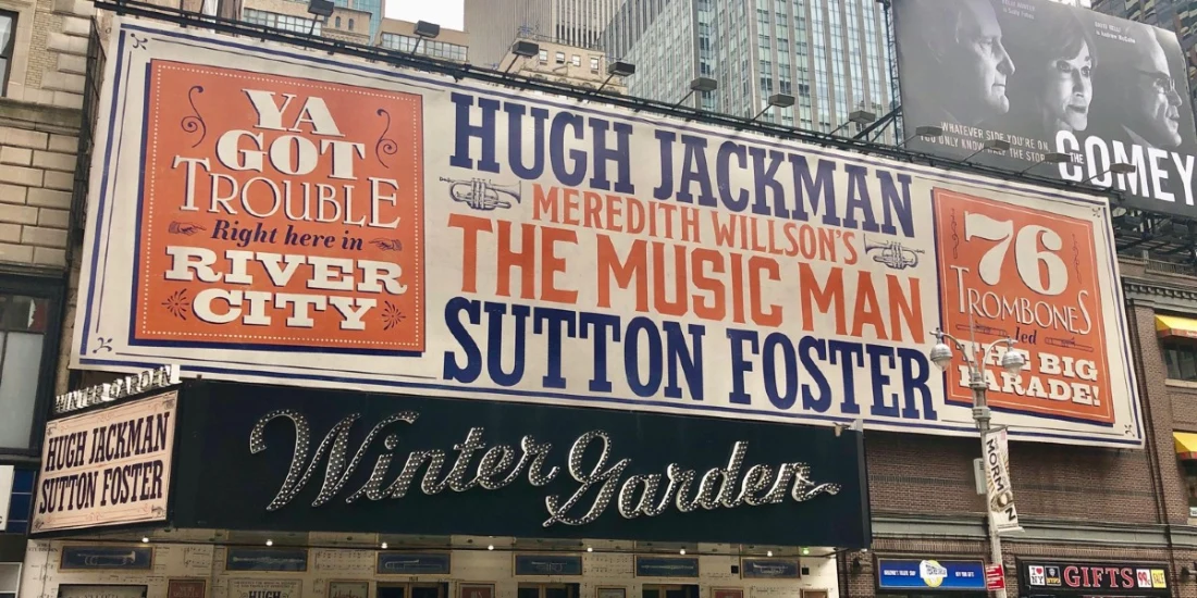 Photo credit: The Music Man at the Winter Garden Theatre (Photo by Gene Reed)