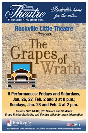 Rockville Little Theatre presents "The Grapes of Wrath" Tickets