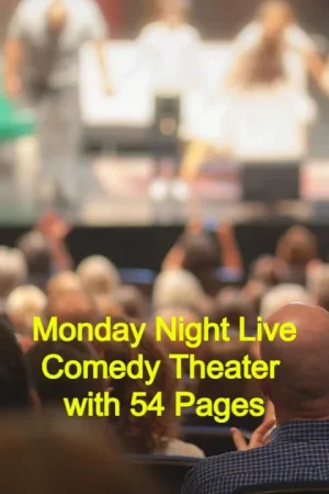 Monday Night Live Sketch Comedy Theater with 54 Pages