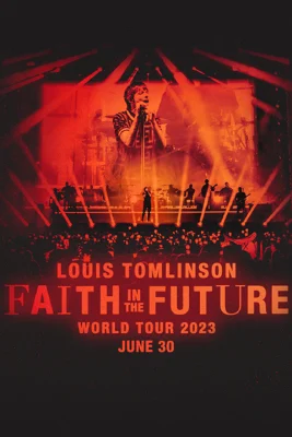 Official louis Tomlinson Faith In The Future Tour 2023 Poster