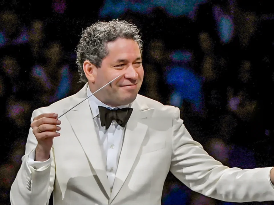 Poster image of Dudamel and the Stars of Opera in Los Angeles.