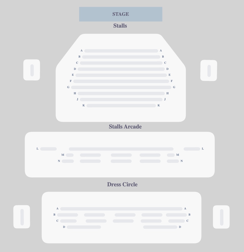 Seating plan for Springwood at Hampstead Theatre