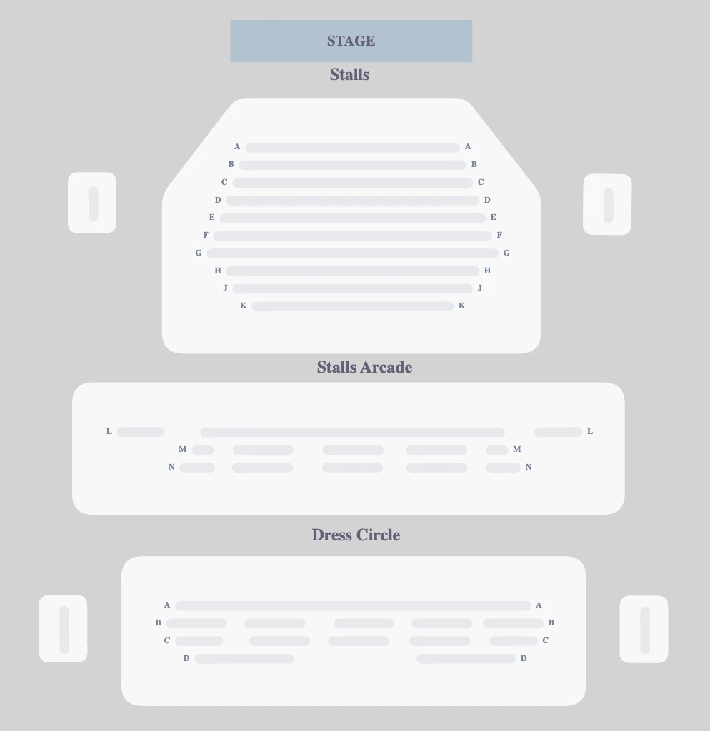 Hampstead Theatre seating plan