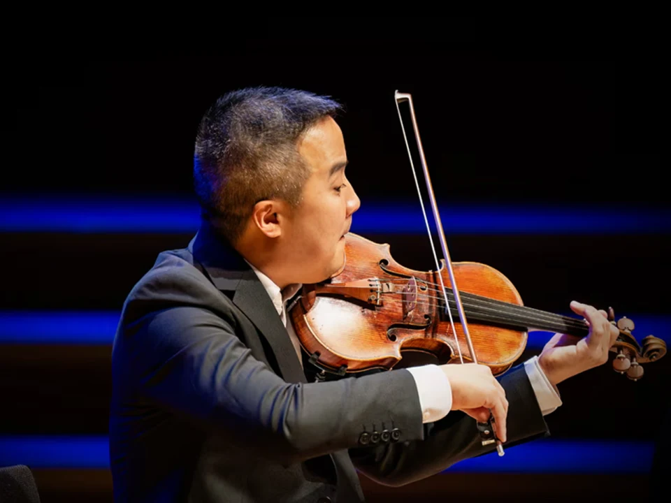 Production shot of Mozart, Shaw & Schumann in Los Angeles.