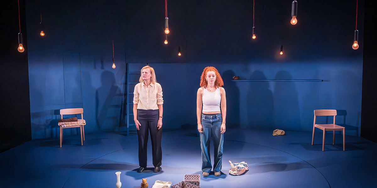 Anastasia Hille and Erin Kellyman in EVENING ALL AFTERNOON 1200 LT - Donmar Warehouse - photo by Marc Brenner (2)