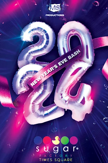 Times Square New Year’s Eve Party at Sugar Factory Tickets
