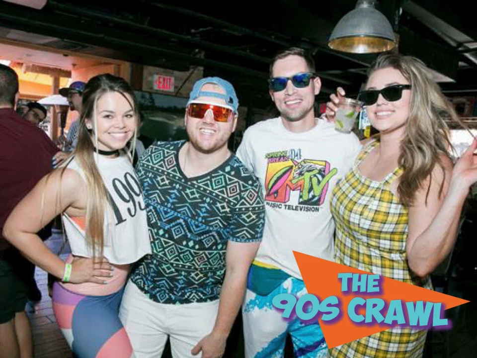 The 90s Crawl - Tix include 3 Penny Drink Vouchers for this Old Town Party!: What to expect - 1