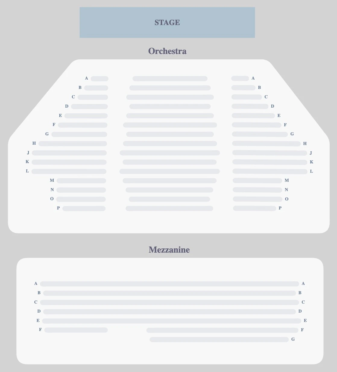 Todd Haimes Theatre seating plan