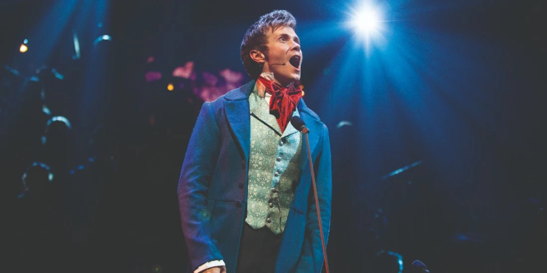 Photo credit: Rob Houchen as Marius in Les Miserables (Photo by Matt Murphy)