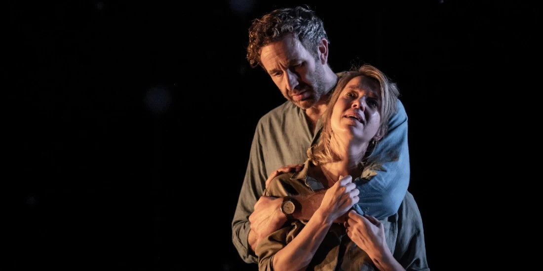 Anna Maxwell Martin and Chris O'Dowd in Constellations (Photo by Marc Brenner)