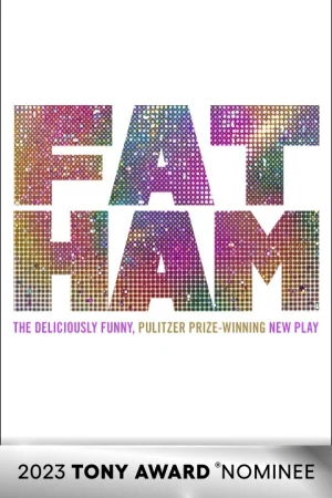 Tony Noms Fat Ham Poster-silvery