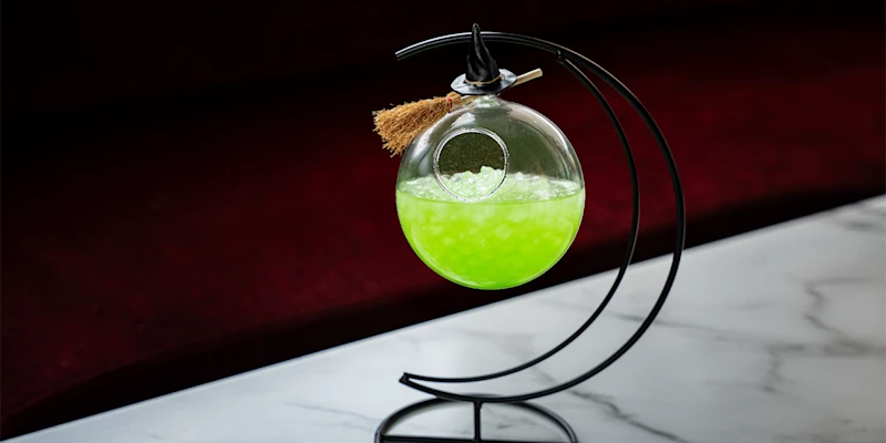 Emerald City cocktail at Ophelia