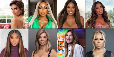 A grid of eight professional headshots featuring various women.