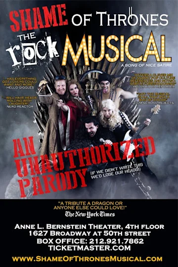 Shame of Thrones: The Rock Musical Tickets