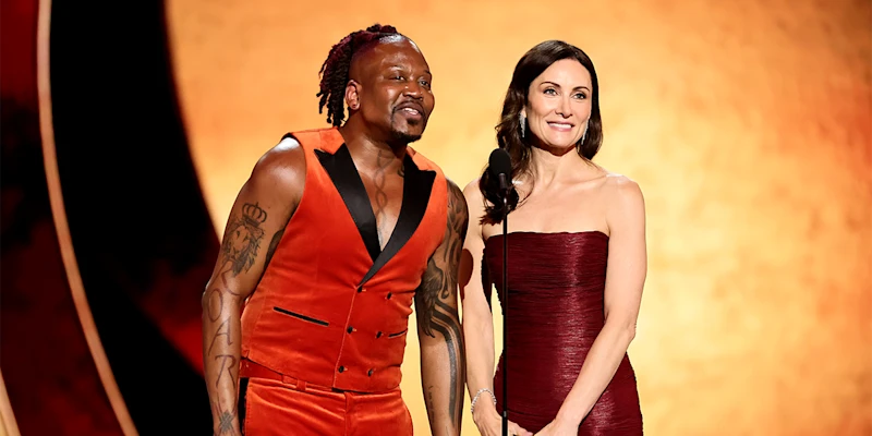 Laura Benanti and Tituss Burgess aced the pre-show hosting assignment.